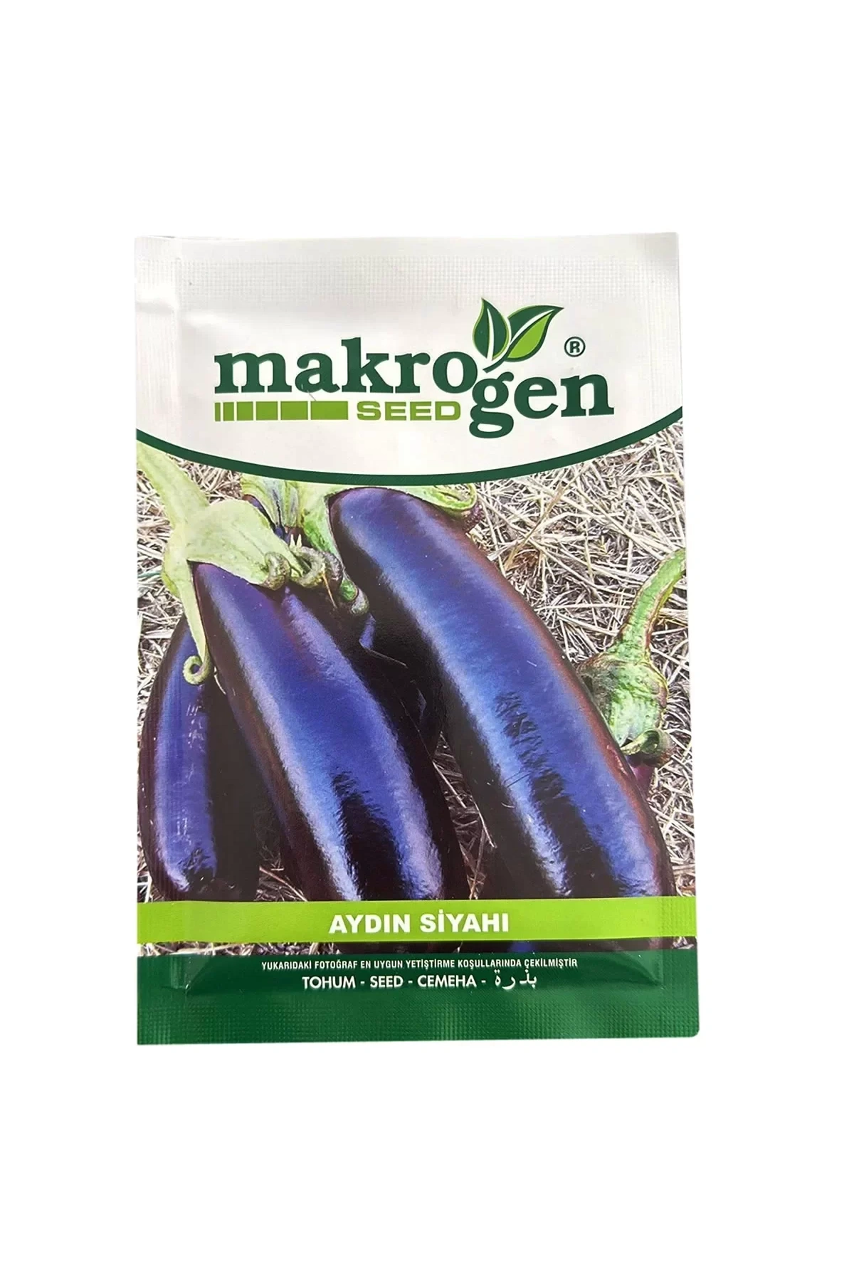Makrogen Aydın Siyahı Patlıcan Tohumu 25Gr Paket