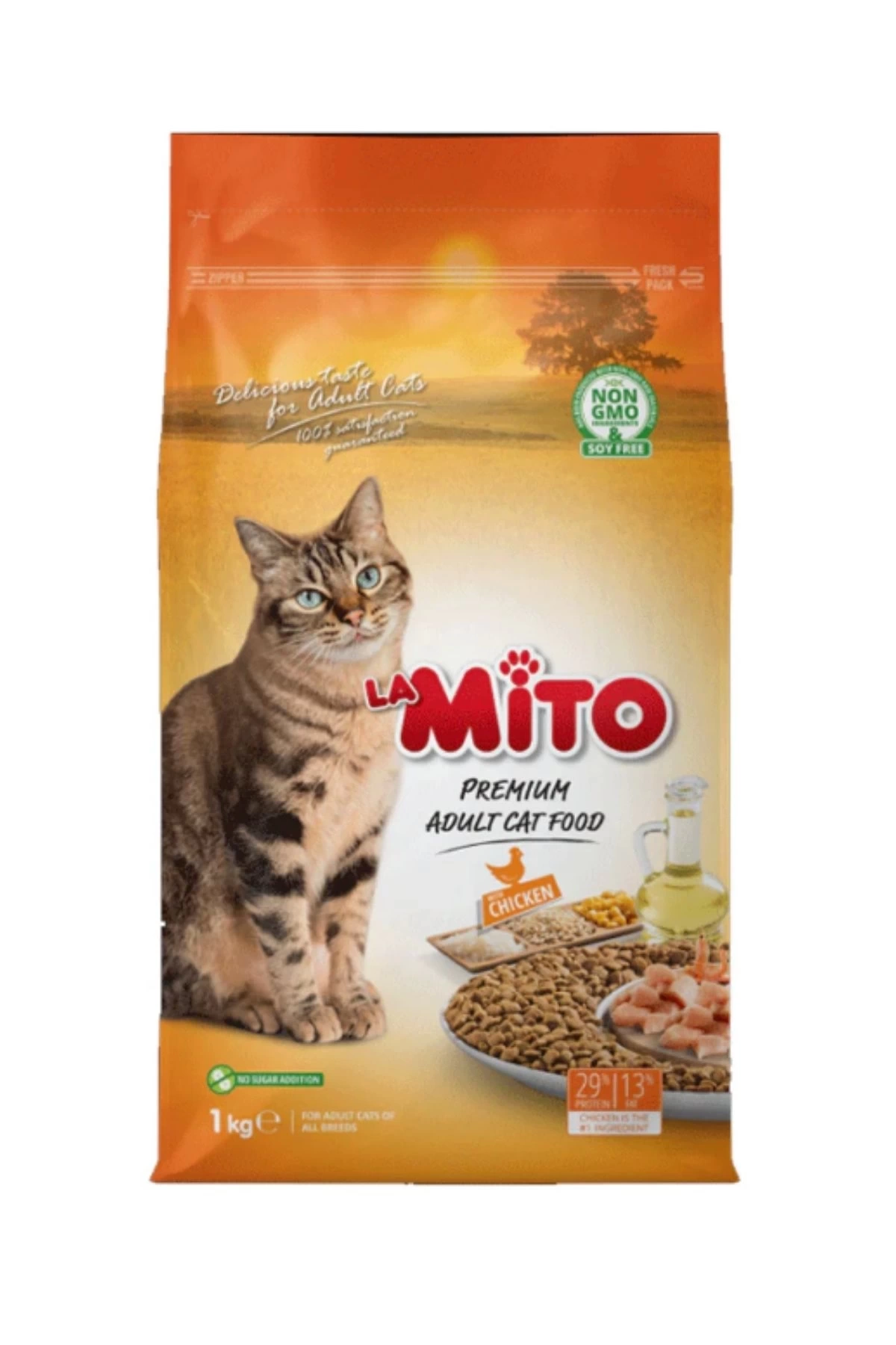 Mito Adult Tavuklu Kedi Maması 1 Kg