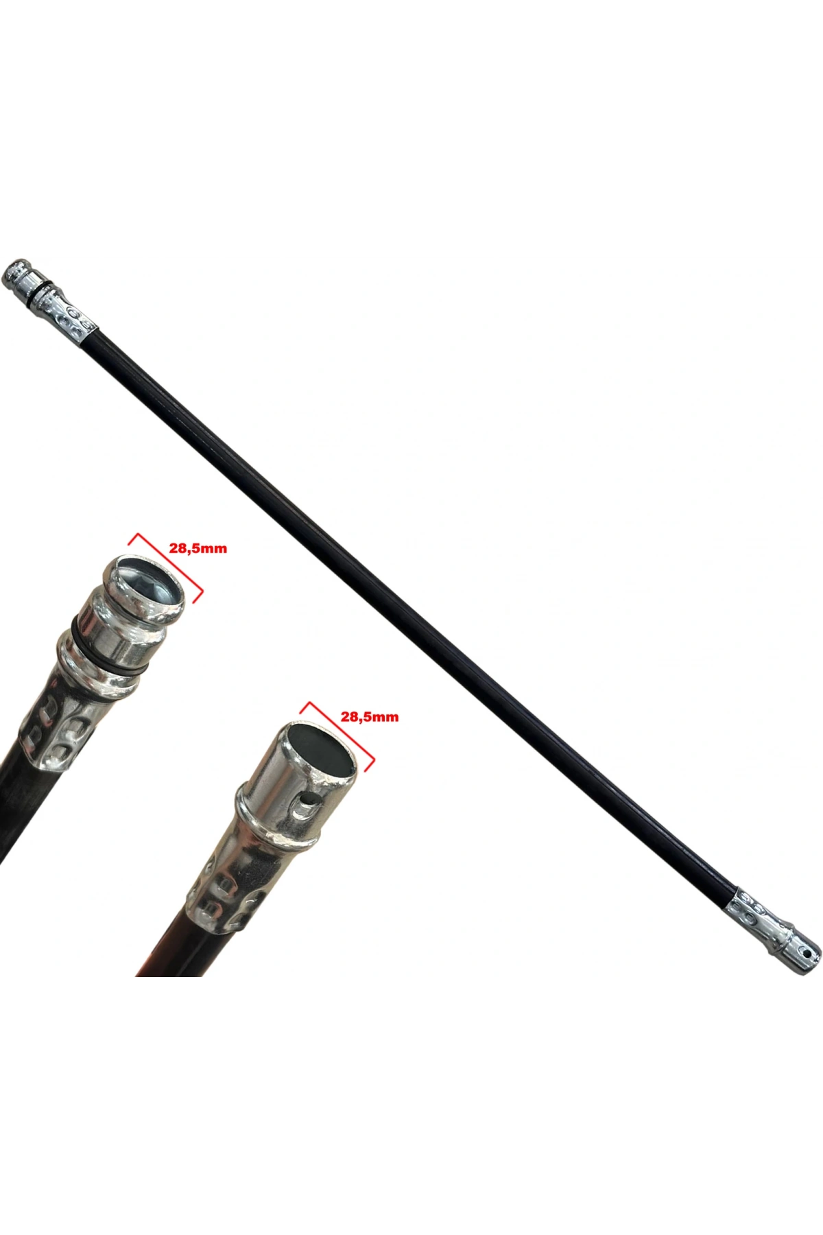 Motorlu Tırpan Spiral Siyah Hortum Kalın Tip 87cm 28,5x28,5cm Kawasaki TJ53E Hyundai