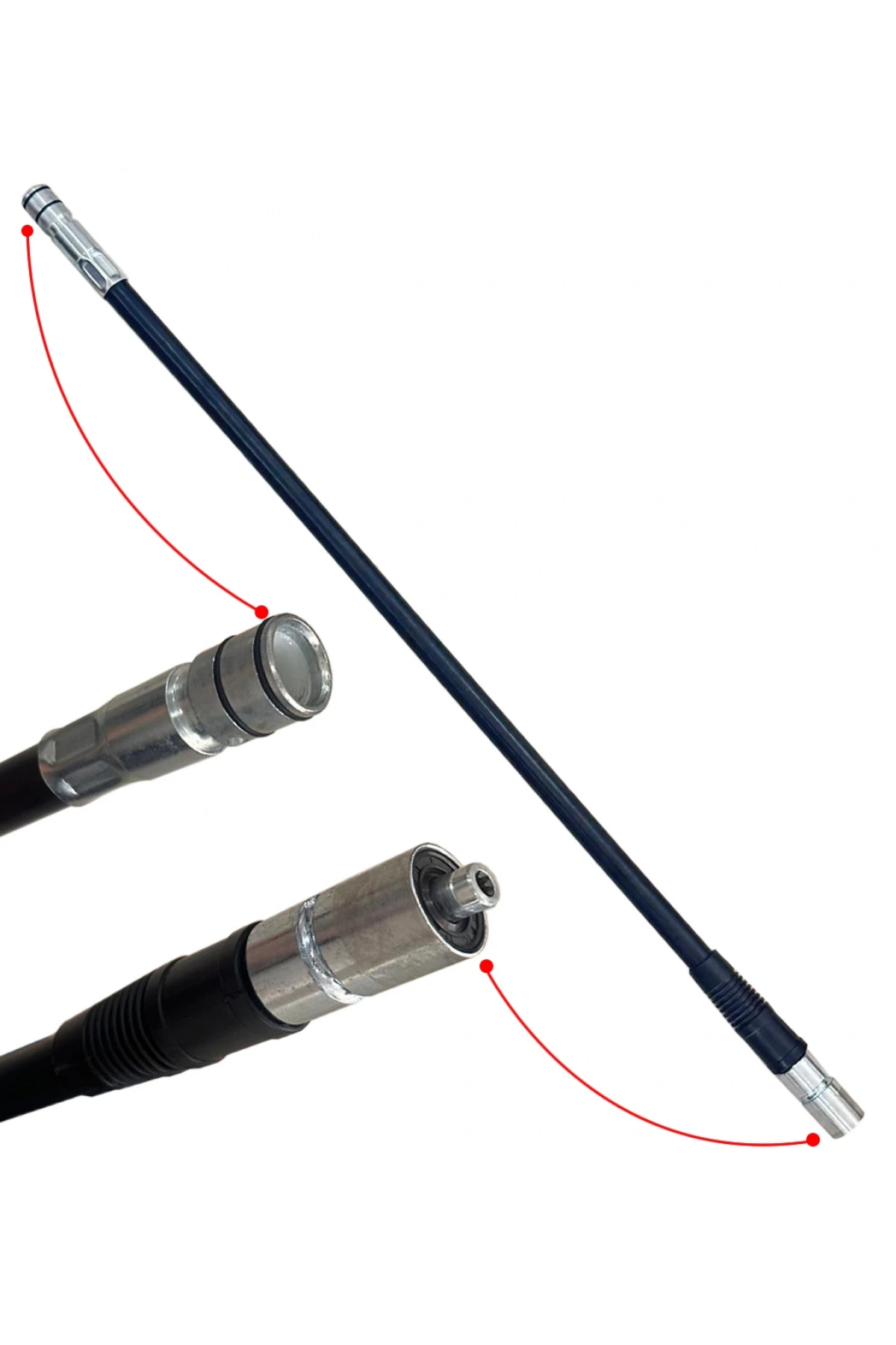 Oleomac Bp 453 Ergo Bilyalı Spiral Siyah Şaft Hortumu