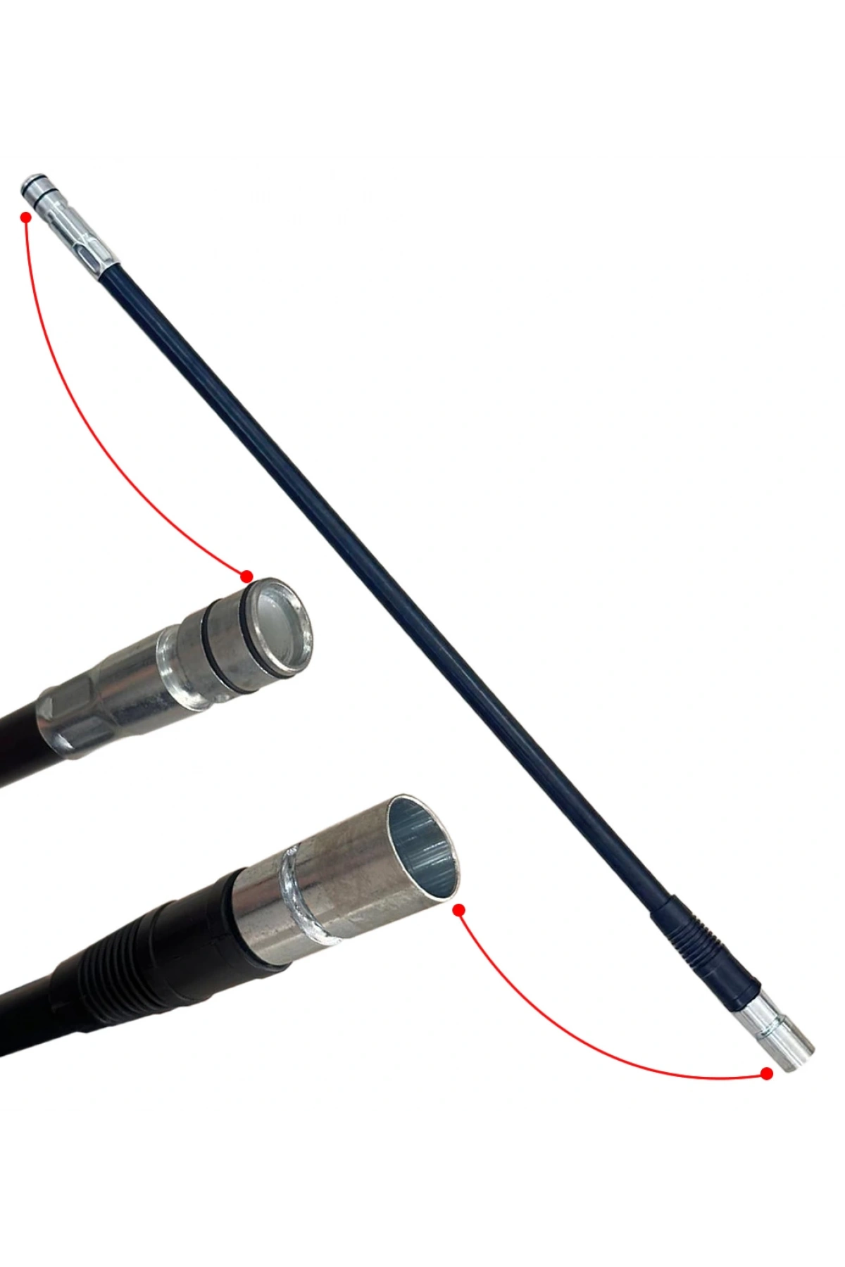 Oleomac Bp 453 Ergo Siyah Şaft Hortumu Boş Bilyasız