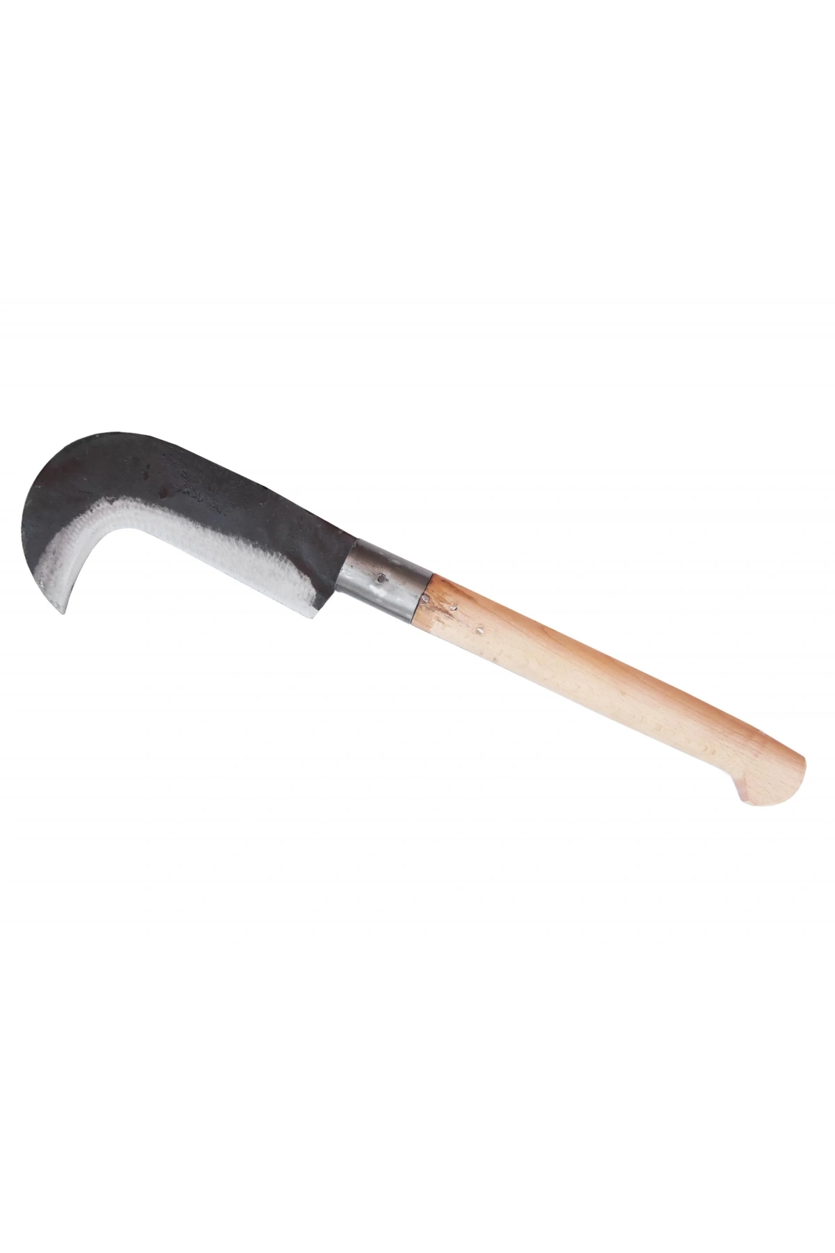 Orak Dövme Çelik El Yapımı Ahşap Saplı Orak Diken Çalı Kesme