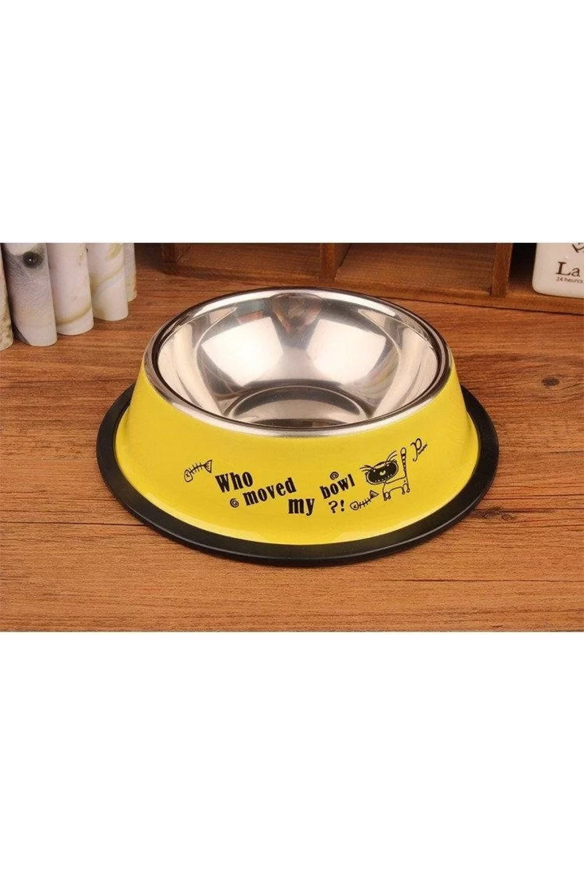 Pet Hb1027 Çelik Mama Kabı Kaymaz Taban 30 Cm