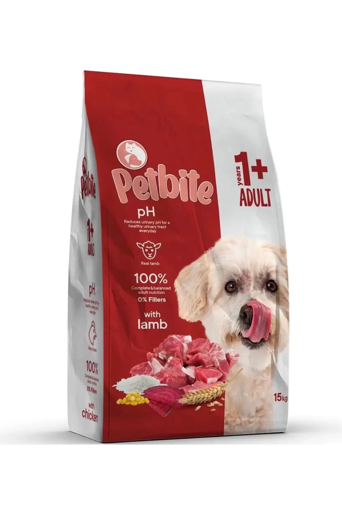 Petbite Yetişkin Kuzulu Köpek Maması 15 kg