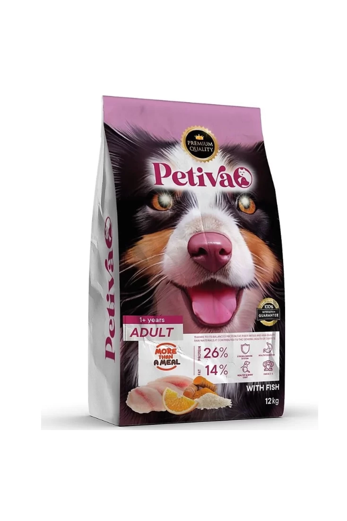 Petiva Yetişkin Balıklı Köpek Maması 12 Kg