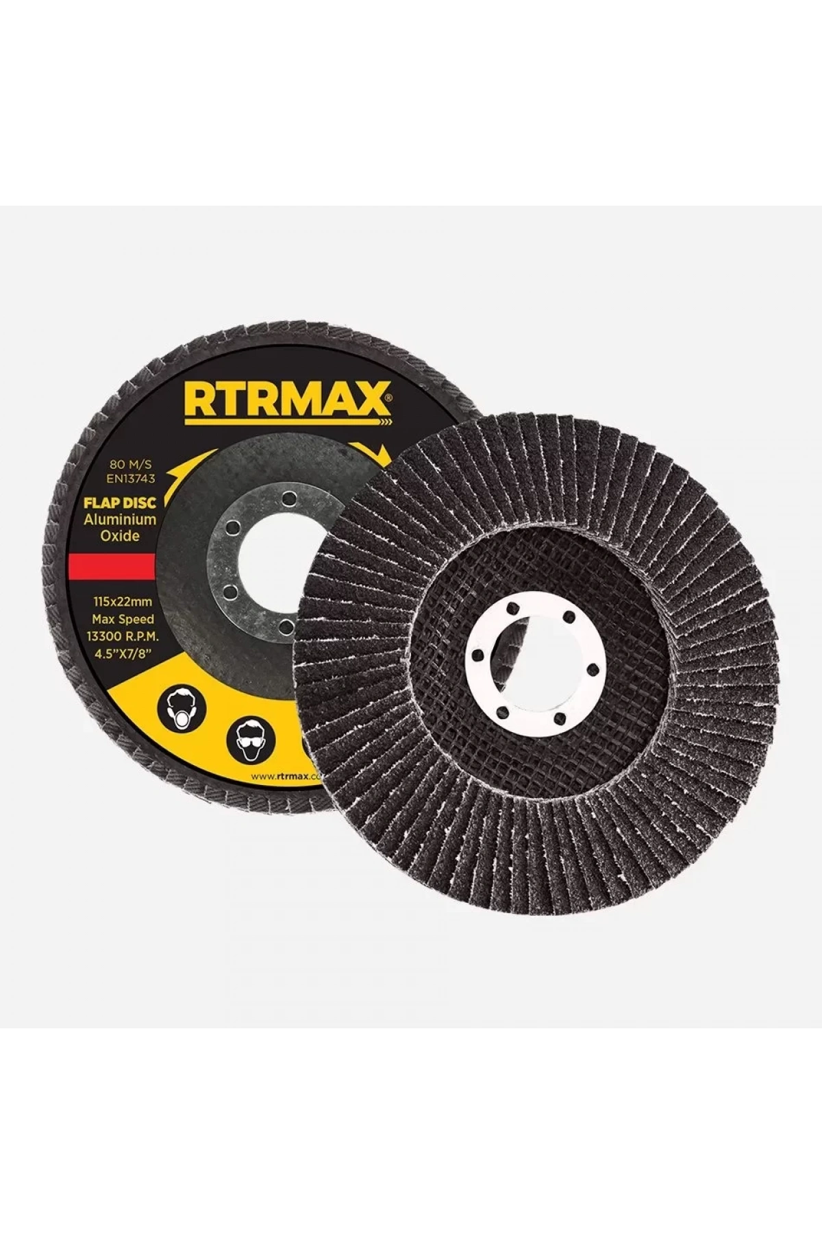 Rtrmax Alüminyum Oksit Flap Disk 115Mm 40