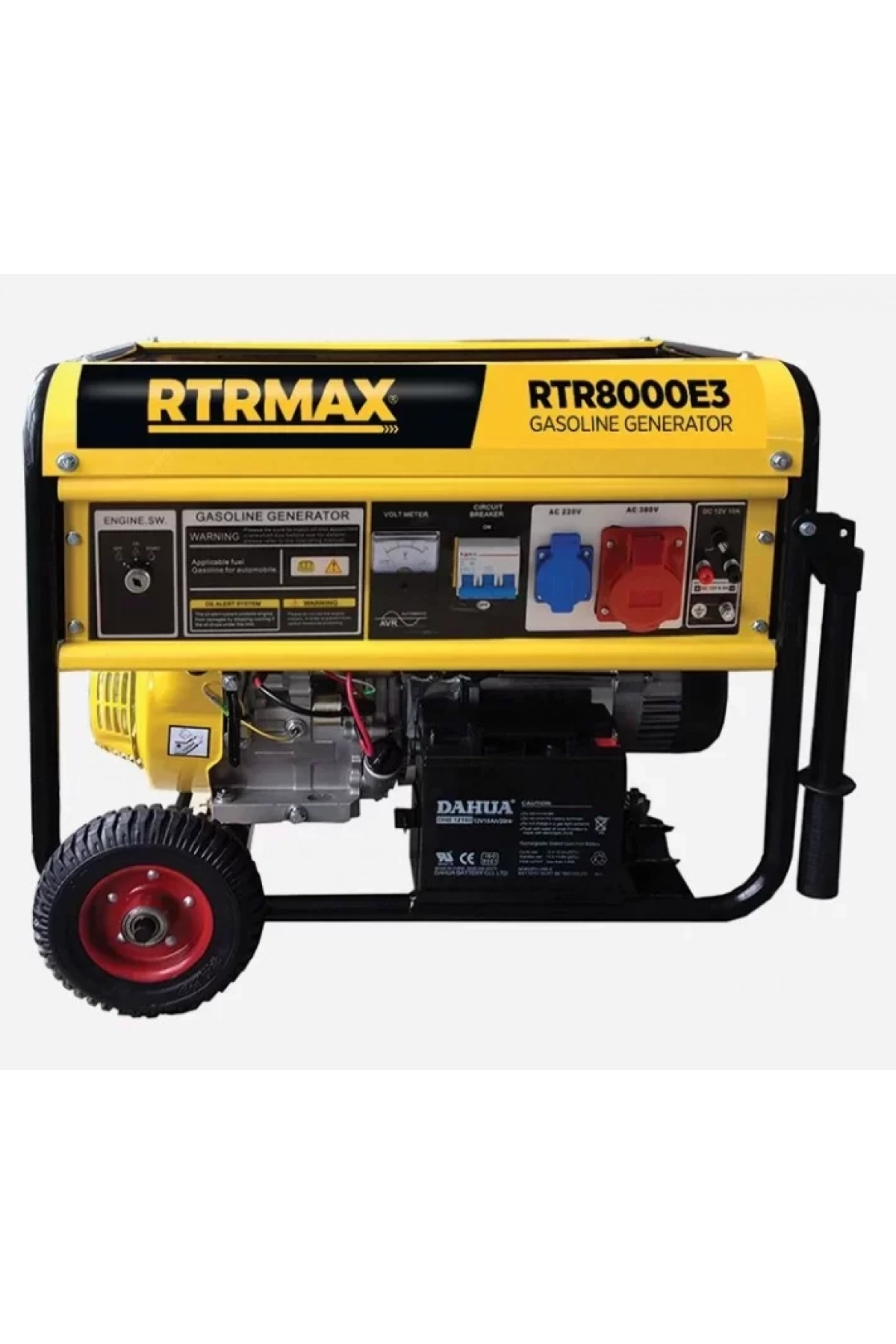 Rtrmax Rtr8000E3 Benzinli Jeneratör 8.1Kva Marşlı Trifaze