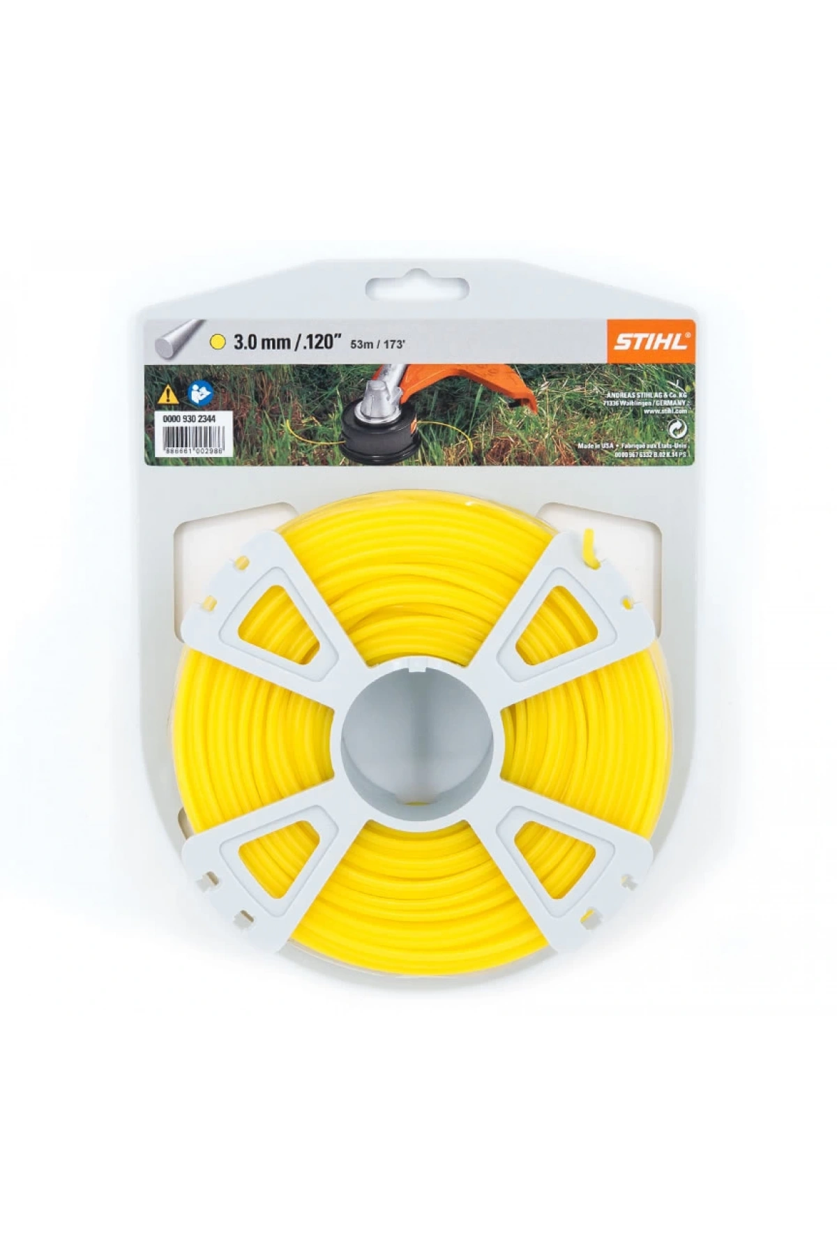 Stihl Motorlu Tırpan Misinası 3.00mm 53mt 4 Köşe