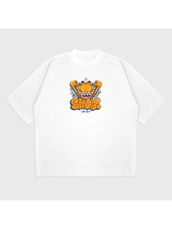 Smile Garfıeld UNİSEX T-SHIRT