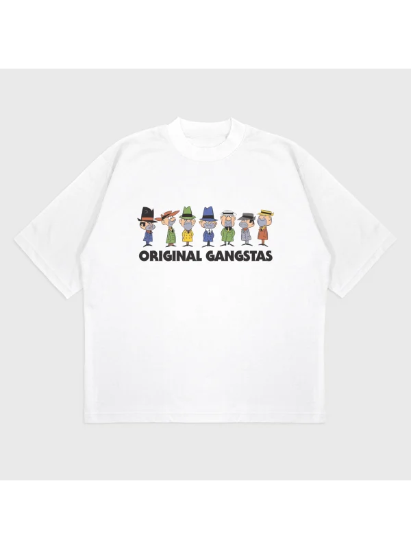 Oversize the ant hill mob Baskılı T-Shırt