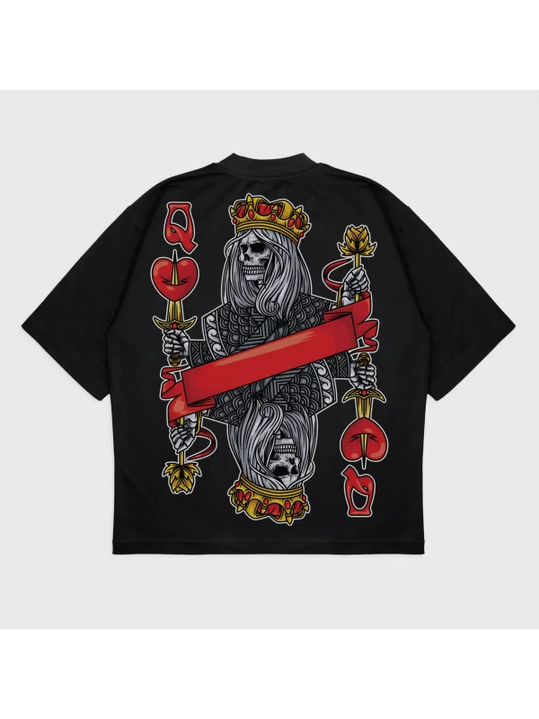 Oversize Mug Skeleton T-Shırt