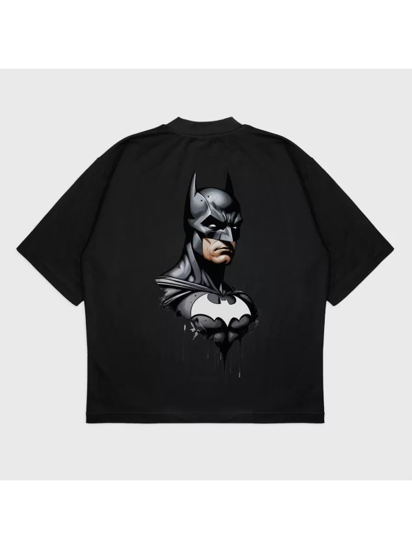 Oversize Batman Baskılı T-Shırt
