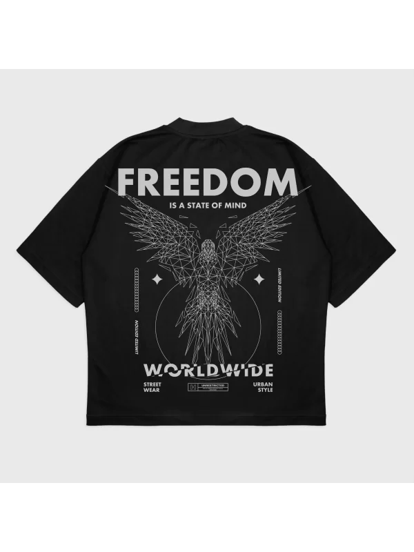 Oversize Freedom T-Shırt