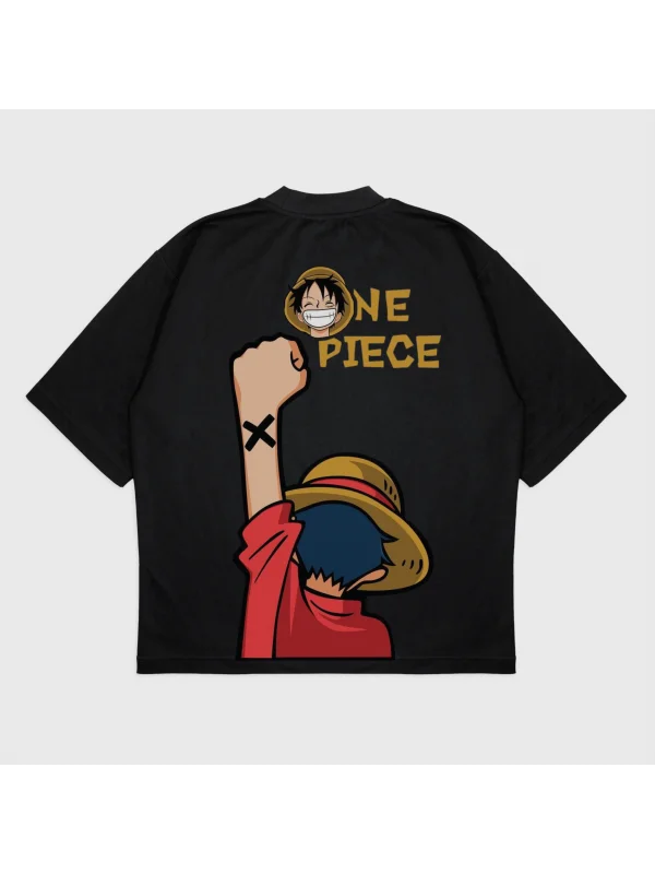 Oversize One Piece Baskılı T-Shırt