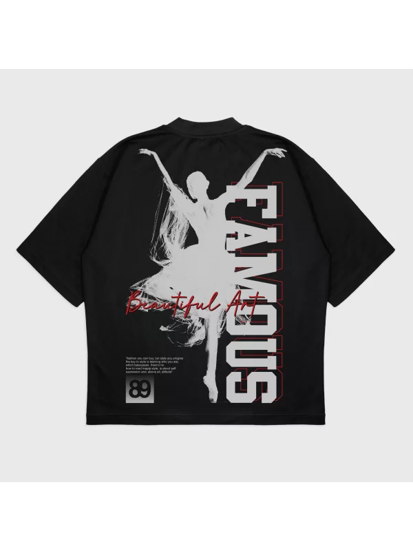 Oversize Famous T-Shırt