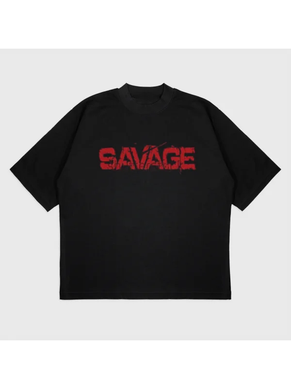 Oversize Savage T-Shırt