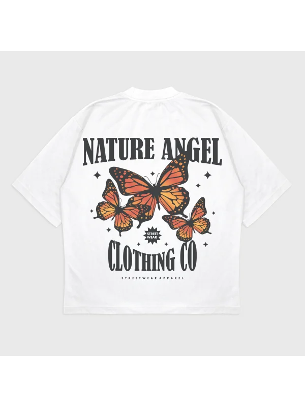 Oversize Nature Angel T-Shırt
