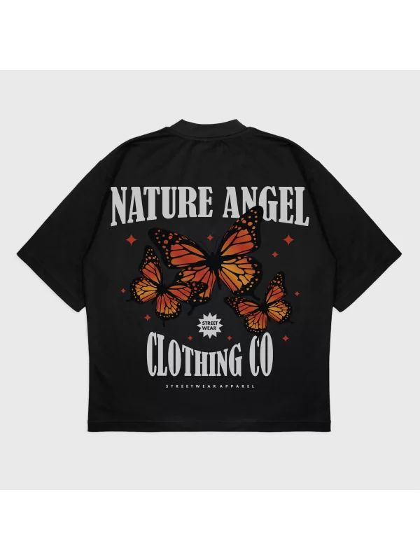 Oversize Nature Angel T-Shırt
