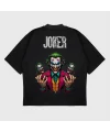 Oversize Joker Baskılı T-Shırt