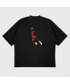 Oversize Michael Jordan Baskılı T-Shırt