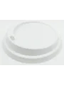 EMZİKLİ- SANEM 8 OZ DUBLE KARTON BARDAK KAPAĞI  BEYAZ 100*10