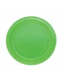 RAİNBOW PARTİ PLASTİK TABAK YEŞİL 22 CM 25 Lİ * 40