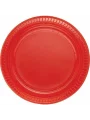 UPLASS PARTİ PLASTİK TABAK KIMIZI 22 CM 25 Lİ *20