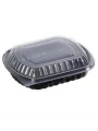 FT1  YEMEK KABI PLASTİK BÖLMESİZ KABI + KAPAK *200 LÜ
