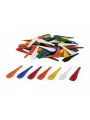 PLASTİK PANDA KAŞIK KALIN RENKLİ 250*34