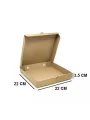 PİZZA KUTUSU 22*22*3,5 100 LÜ