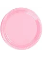 UPLASS PARTİ PLASTİK TABAK PEMBE 22 CM 25 Lİ *20