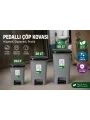 ÇÖP KOVASI 20 LT PEDALLI SLİM * 10 ad.