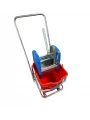TEK KOVALI TEMİZLİK ARABASI METAL  PRESLİ