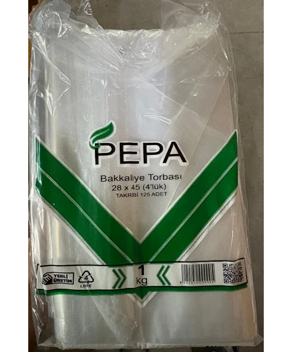 NAYLON TORBA 4 DÖRTLÜK 28*42 *25 kg