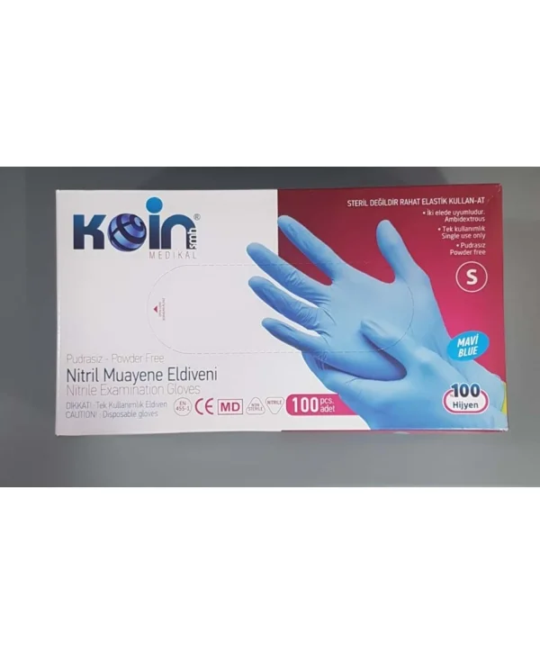 ELDİVEN NİTRİL MAVİ KÜÇÜK (S) *100 LÜ*20