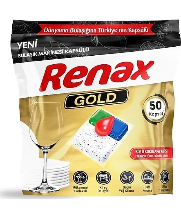 RENAX BULAŞIK DETERJANI TABLETİ 50 li *5 Lİ