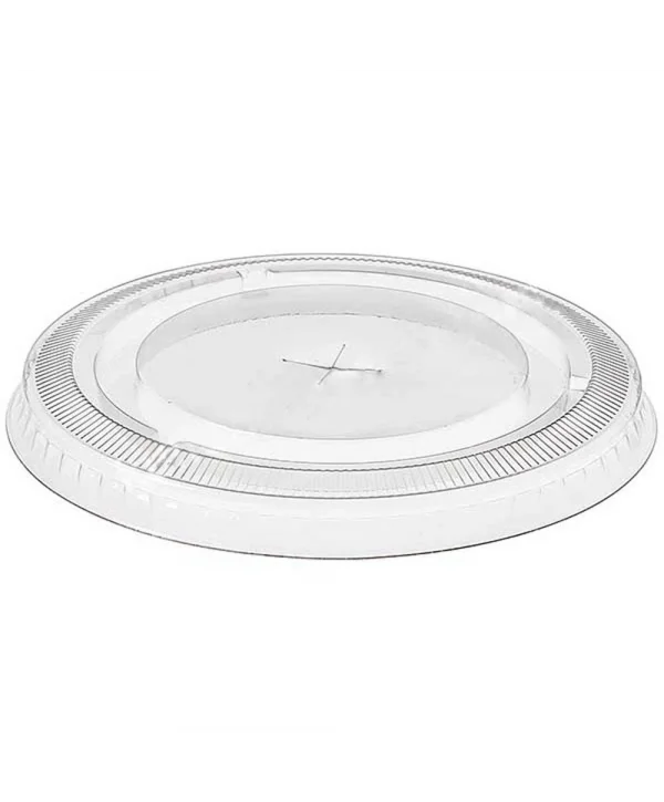 PLASTİK BARDAK KAPAĞI DÜZ DELİKLİ  FOLYOTERM  1000 Lİ