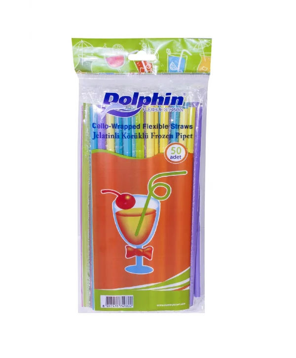 PİPET DOLPHİN JELATİNLİ KÖRÜKLÜ  FROZEN 50 Lİ*100