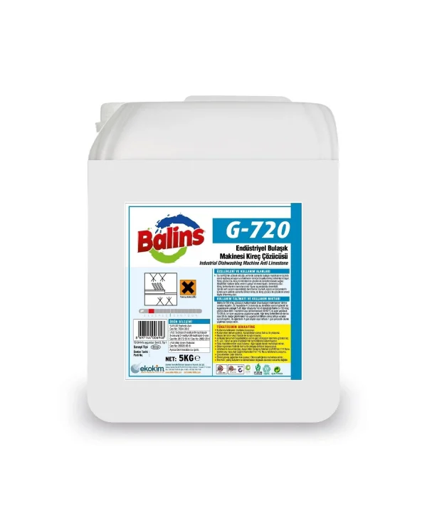 BALİNS G720 END.BUL.MAK.KİREÇ ÇÖZÜCÜ 5 KG