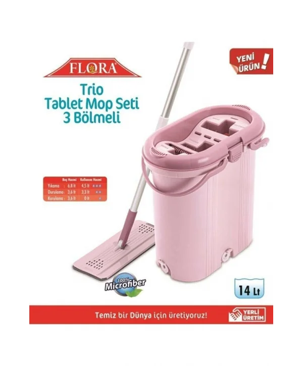 FLORA TRİO TABLET MOP ( F444) SETİ *4LÜ
