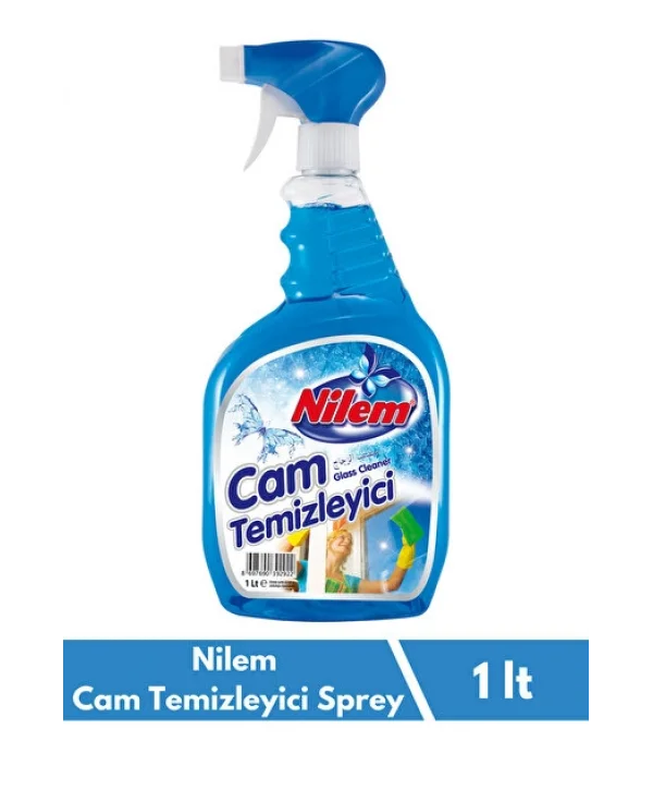 NİLEM CAMSİL MAVİ SPREYLİ 1 LT*12
