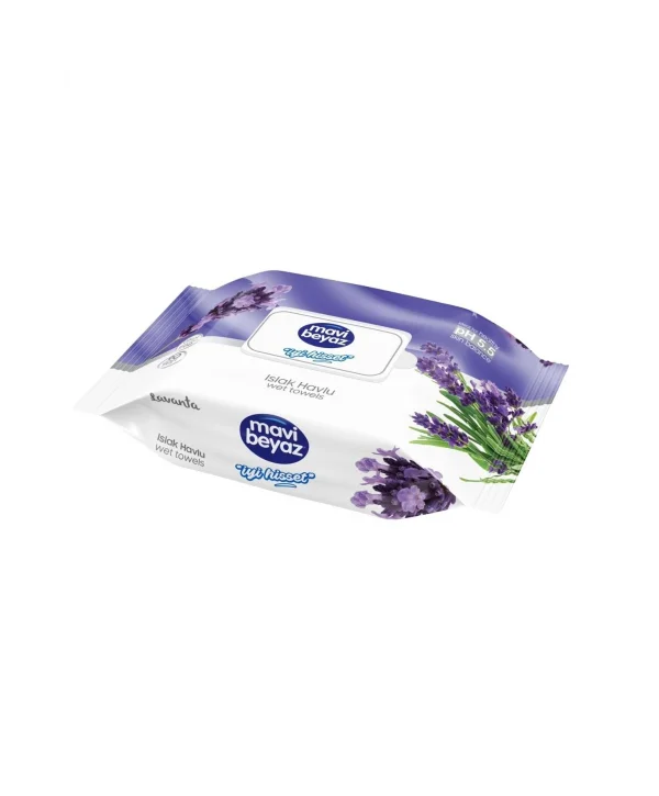 MAVİ BEYAZ ISLAK MENDİL 90 LI *24 LÜ