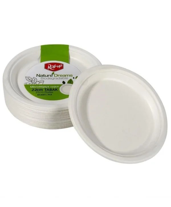 EKOLOJİK  22 CM TABAK 50 *20 Lİ