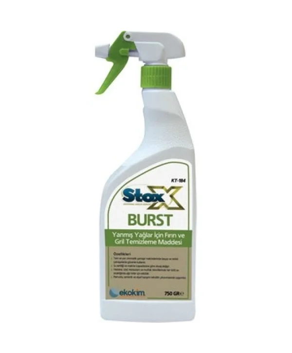 STOX BURST YANMIŞ FIRIN YAĞ SÖKÜCÜSÜ 750 GR*12 li