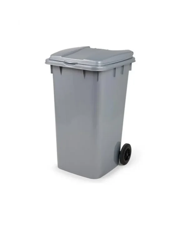 ÇÖP KONTEYNIRI GRİ RENK 120 LİTRE