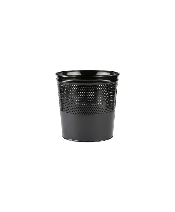 KROM FLOSOFT DELİKLİ MASA ALTI SİYAH BOYALI ÇÖP KOV.
