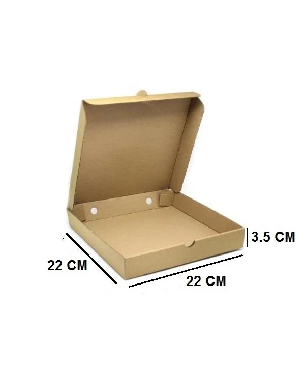 PİZZA KUTUSU 22*22*3,5 100 LÜ