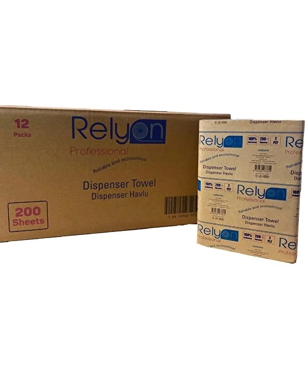 DİSPANSER Z HAVLU RELYON 21*21 cm 200 * 12 ad.