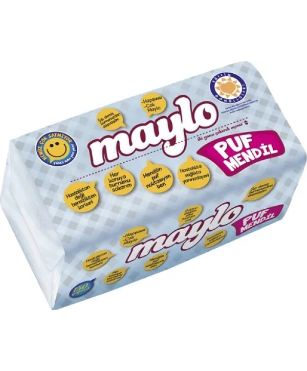 MAYLO PUF MENDİL 150 Lİ *18