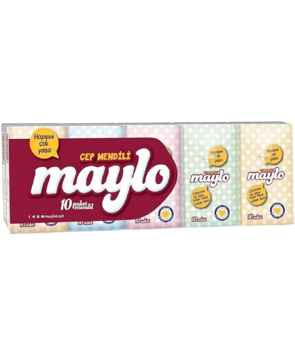 BERRAK MAYLO CEP MENDİLİ 10 LU*24